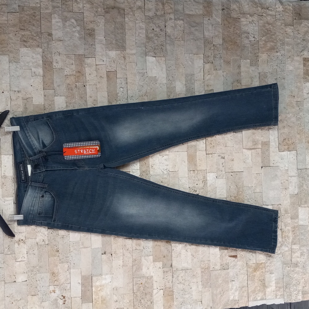 American Breed Women's Denim Stretch Wash Blue Jeans Size 30